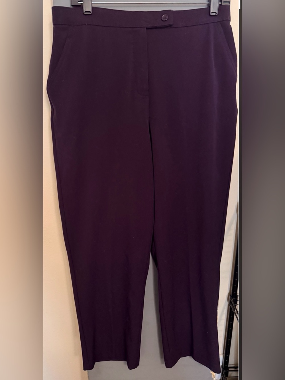 Investments Plum Straight-Leg Trousers